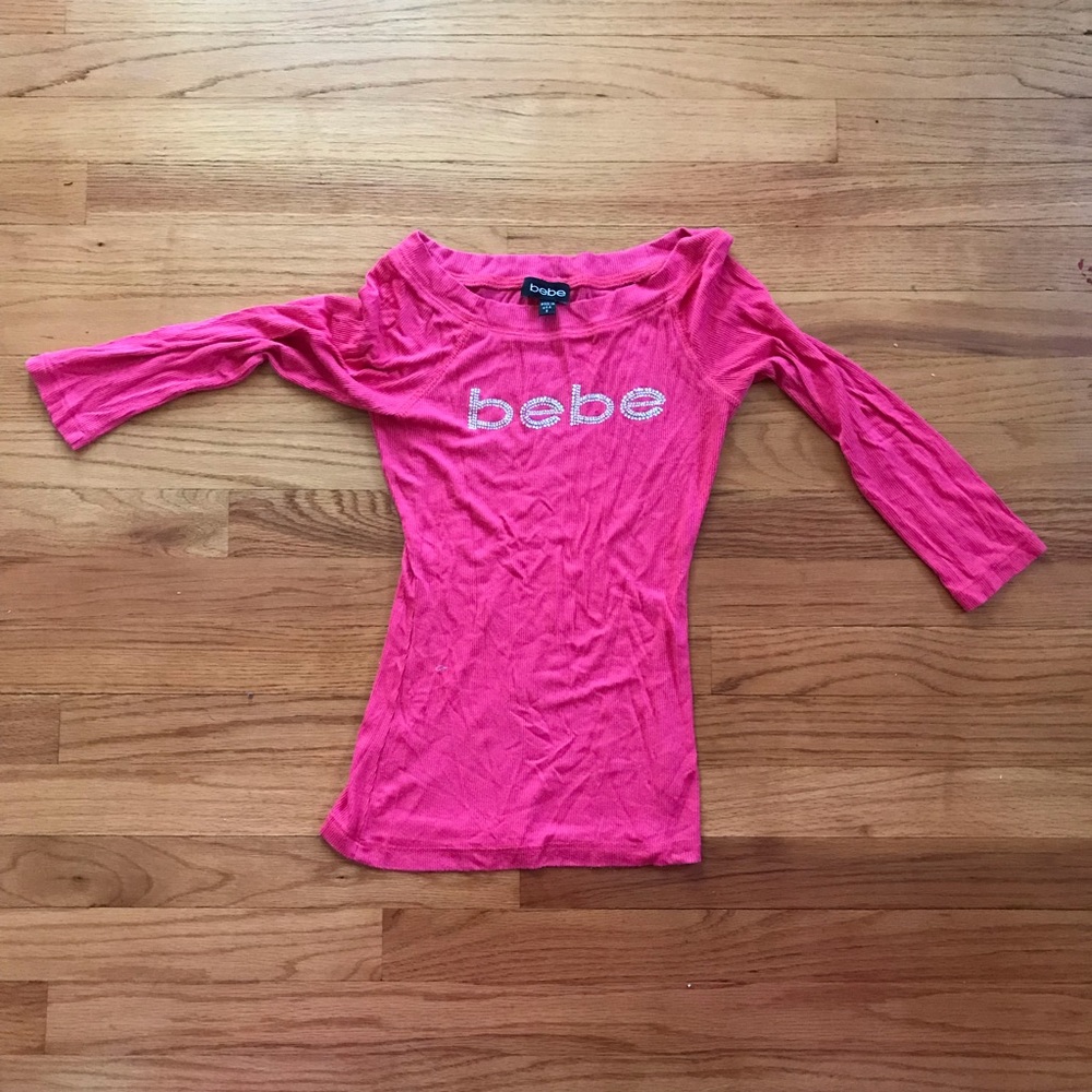 Cute pink vintage Bebe Top